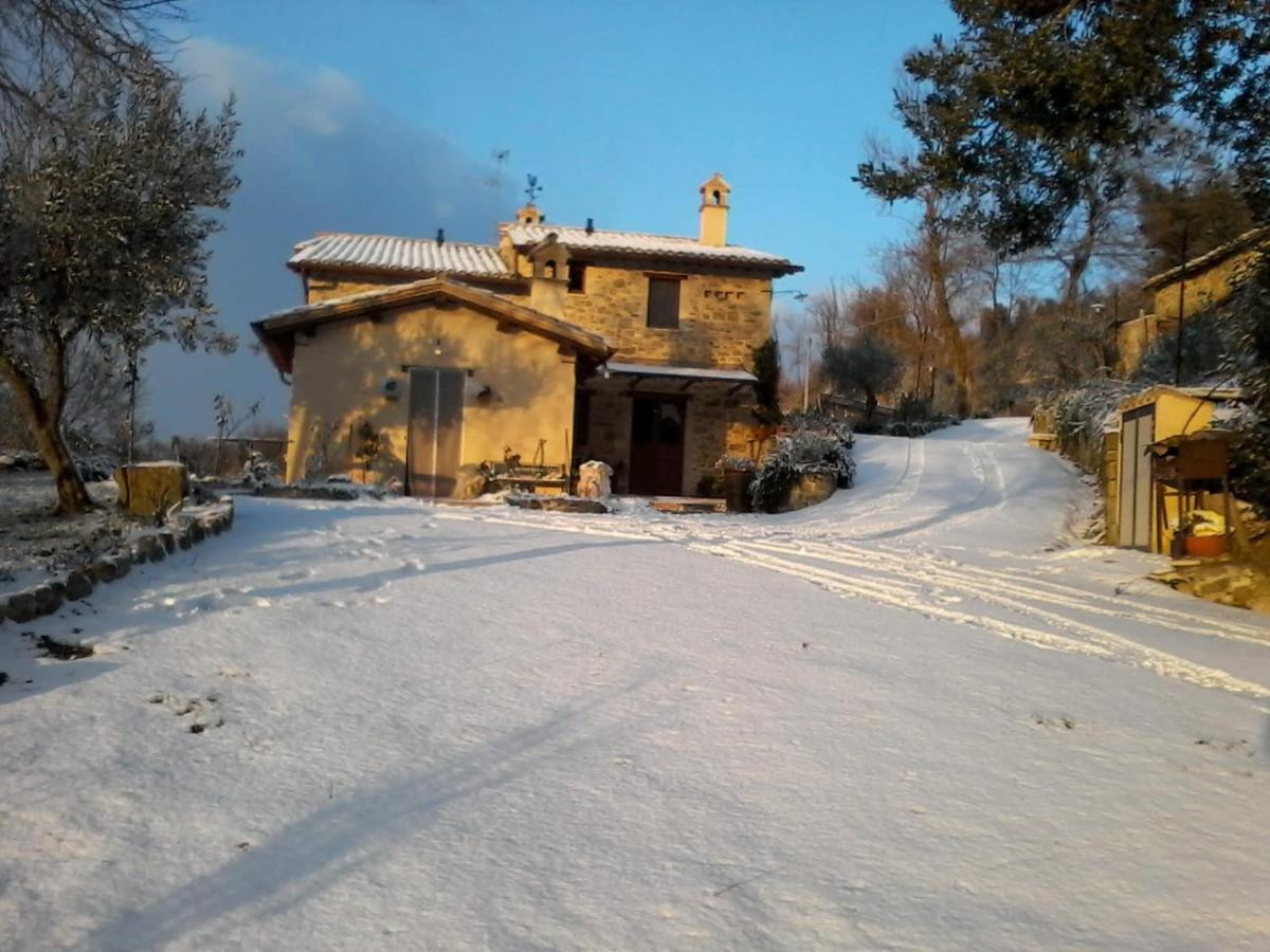 Il Casale Di Fiore Cannara Bagian luar foto